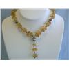 Image 2 : Silver and Citrine Necklace