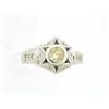 Image 1 : 14k White Gold Diamond Ring