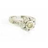 Image 2 : 14k White Gold Diamond Ring