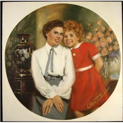 William Chambers Original Art Painting Annie & Grace