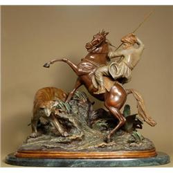 Tiger Hunt by Antoine-Louis Barye