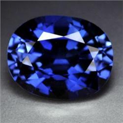HUGE 8.30ct.AWESOME CORNFLOWER BLUE SAPPHIRE OVAL GEMST