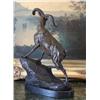 Image 2 : Regal Bronze Sculpture Ram on a Rock Edge