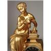 Image 3 : French Gilt Figural Clock