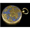 Image 1 : ENAMELED GOLD FILLED LOCKET