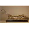 Image 1 : Stretching Leopard by Rembrandt Bugatti Bronze