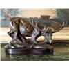 Image 1 : Magnificent Bronze Sculpture Moose in the Marsh