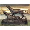 Image 1 : Regal Bronze Sculpture Hunting Dogs