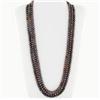 Image 1 : LOVELY BLACK SALTWATER PEARL THREE STRAND NECKLACE