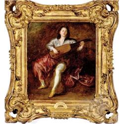 Jean-Antoine Watteau (attributed) The Musician