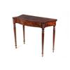 Image 1 : CARD TABLE - Sheraton period mahogany card table