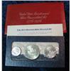 Image 2 : 7. 1976 S Silver Three-Piece U.S. Mint Set. Original as issued.