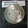 Image 2 : 133. 1884 Carson City  Mint Morgan Silver Dollar. Brilliant Unc.