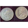 Image 2 : 151. 1917 & 18 Canada Large Cents. VG-VF.