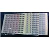 Image 2 : 210. (5) Original Mint Sheets of U.S. 4c Stamps. All different.