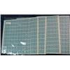 Image 1 : 227. (5) Original Mint Sheets of Santa Fe 1 1/4c Stamps. (500 stamps).