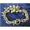 Image 2 : 237. Silver Chainlink and Beaded Bracelet. New.