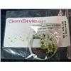 258. Gemstyle "Rainy Day Daisy Lime Crystal Earrings. New.