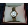 Image 2 : 344. Giorgio Milano Ladies' Watch with diamelles in fancy hardwood case. New.