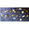 Image 1 : 345. Extremely Long Polished Stone & Bead Necklace.