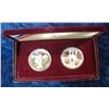 Image 1 : 351. 1983 S & 84 S Proof Olympics Silver Dollar Two-Piece Set.
