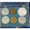 Image 2 : 362. Six-Coin Set in snaptight case. Includes a Silver 1964 D