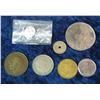 Image 2 : 424. 17 Jewel Swiss Watch Movement; Token and (5) Foreign