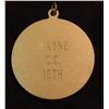 Image 2 : 563. "Wayne C.C. 15th" Brass Track Pendant with suspension ring.