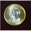 650. 2007 D John Adams Presidential Dollar. Highlighted in Gold.