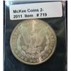 Image 2 : 719. 1880 O Morgan Silver Dollar. Brilliant Uncirculated.