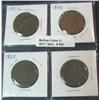 Image 1 : 892. 1852, 1840, 1855 & No-Date Low Grade Large Cents.