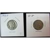 Image 2 : 974. 1915P & 1915D Buffalo Nickels. G.