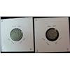 Image 2 : 985. 3-Cent Silver No-Date & 1870 3c Nickel F.