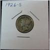 Image 1 : 995. 1926S Mercury Dime. G.