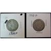 Image 1 : 1001. 1914 & 1916D Barber Quarters. AG-G.