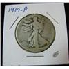 Image 1 : 1060. 1919P Walking Liberty Half Dollar. G Partial Date.