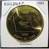 Image 1 : 1116. 1983 Killduff, Iowa Centennial Medal Bronze.