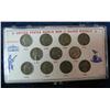 Image 1 : 1296. 1942-1945 Silver War Nickel Set. Circulated.