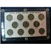 Image 1 : 1297. 1942-1945 Silver War Nickel Set. Circulated.