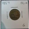 Image 1 : 1337. 1857 Flying Eagle Cent. G.