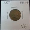 Image 1 : 1340. 1857 Flying Eagle Cent. VG.