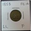 Image 1 : 1356. 1858 LL Flying Eagle Cent. F.