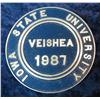 Image 1 : 1436. 9 3/4" 1987 Veisha, Iowa State University Plack.