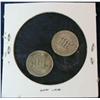 Image 2 : 1502. 1852 & No-Date 3-Cent Silvers. AG.