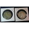 Image 2 : 1508. 1917P G & 1939P VF Walking Liberty Halves.