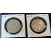 Image 1 : 1513. 1940P F & 1945S F Walking Liberty Halves.