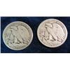 Image 2 : 1515. 1917P G & 1939S G Walking Liberty Halves.