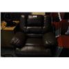 Image 1 : BROWN LEATHER EXECUTIVE SIDE CHAIR