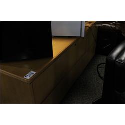 CHERRY 4 DRAWER LATERAL FILE CABINET