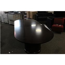 MAHOGANY INLAYED 10FT EXECUTIVE BOARDROOM TABLE